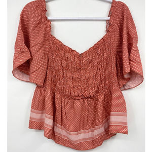 Urban Romantics Off Shoulder Peasant Blouse - NEW
